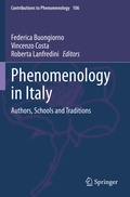 Cover: Phenomenology in Italy - Springer