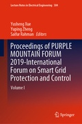 Cover: Proceedings of PURPLE MOUNTAIN FORUM 2019-International Forum on Smart Grid Protection and Control - Springer