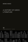 Cover: A History of Greek Literature - Columbia University Press
