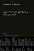 Cover: A History of American Philosophy - Columbia University Press