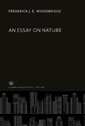 Cover: An Essay on Nature - Columbia University Press