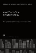 Cover: Anatomy of a Controversy - Columbia University Press