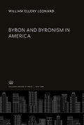 Cover: Byron and Byronism in America - Columbia University Press