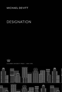 Enlarge image Cover: Designation - Columbia University Press