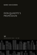 Cover: Don Quixote'S Profession - Columbia University Press
