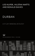 Cover: Durban. a Study in Racial Ecology - Columbia University Press