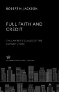 Cover: Full Faith and Credit - Columbia University Press