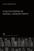 Cover: Fugitive Papers of Russell Gordon Smith - Essay Index Reprint Series