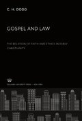 Cover: Gospel and Law - Columbia University Press