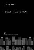 Cover: Hegel'S Hellenic Ideal - Columbia University Press