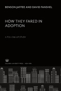 Cover: How They Fared in Adoption: a Follow-Up Study - Columbia University Press