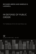 Cover: In Defense of Public Order the Emerging Field of Sanction Law - Columbia University Press