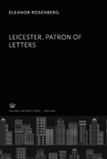 Cover: Leicester Patron of Letters - Columbia University Press