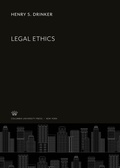 Cover: Legal Ethics - Columbia University Press