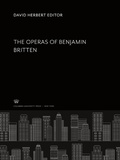 Cover: The Operas of Benjamin Britten - Columbia University Press