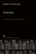 Cover: Pensions. the Hidden Costs of Public Safety - Columbia University Press
