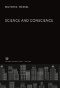 Cover: Science and Conscience - Columbia University Press