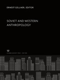 Cover: Soviet and Western Anthropology - Columbia University Press
