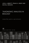 Cover: Taxonomic Analysis in Biology - Columbia University Press