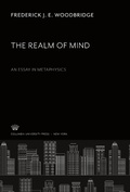Cover: The Realm of Mind - Columbia University Press