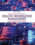 Cover: Legal and Ethical Aspects of Health Information Management - Delmar Cengage Learning