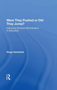 Enlarge image Cover: Were They Pushed Or Did They Jump? - Routledge