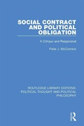 Cover: Social Contract and Political Obligation - Routledge