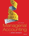 Cover: Managerial Accounting - Wiley