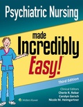 Cover: Psychiatric Nursing Made Incredibly Easy - WOLTERS KLUWER HEALTH