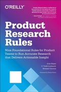 Cover: Product Research Rules - O'Reilly