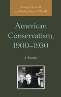 Cover: American Conservatism, 1900-1930 - Lexington Books