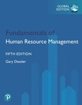 Cover: Fundamentals of Human Resource Management, Global Edition - Pearson