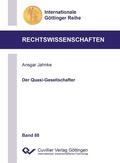 Cover: Der Quasi-Gesellschafter - Cuvillier Verlag eBooks