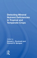 Cover: Detecting Mineral Nutrient Deficiencies In Tropical And Temperate Crops - CRC Press