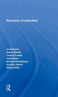 Cover: Relevance Of Liberalism - Routledge