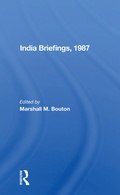 Cover: India Briefing, 1987 - Routledge