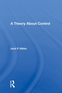Enlarge image Cover: A Theory About Control - Routledge