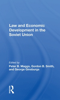 Enlarge image Cover: Law And Economic Development In The Soviet Union - Routledge