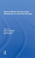 Cover: Nuclear Waste - Routledge