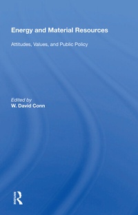 Enlarge image Cover: Energy And Material Resources - Routledge
