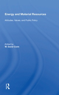 Enlarge image Cover: Energy And Material Resources - Routledge