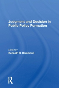 Enlarge image Cover: Judgement And Decision - Routledge