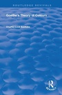 Cover: Goethe's Theory of Colours - Routledge