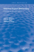 Cover: Effective Expert Witnessing, Fourth Edition - CRC Press