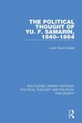 Cover: The Political Thought of Yu. F. Samarin, 1840-1864 - Routledge