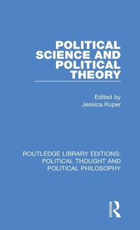 Enlarge image Cover: Political Science and Political Theory - Routledge