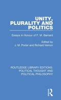 Cover: Unity, Plurality and Politics - Routledge