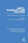 Cover: Unity, Plurality and Politics - Routledge