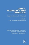 Cover: Unity, Plurality and Politics - Routledge