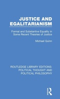 Cover: Justice and Egalitarianism - Routledge